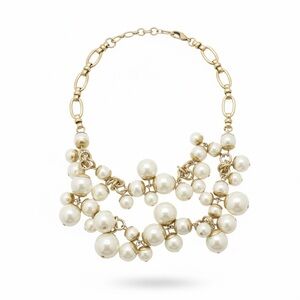 Stella & Dot "Daphne" Faux Pearl Statement Necklace